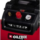 Einhell Компресор повітряний безмасляний TC-AC 190/6/8 OF, 1200Вт, 6л, 190л/хв, 8бар, 8.9кг Einhell Компресор повітряний безмасляний TC-AC 190/6/8 OF, 1200Вт, 6л, 190л/хв, 8бар, 8.9кг
