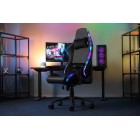 2E Gaming Крісло OGAMA II RGB, ПУ шкіра, 3D-Armrests, чорний