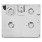 Варильна поверхня Hansa газова, 60см, чавун, білий