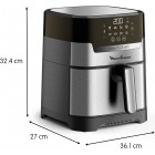 Мультипіч Moulinex EasyFry&Grill Digital, 1550Вт, чаша-4.2л, сенс. керув., пластик, сірий