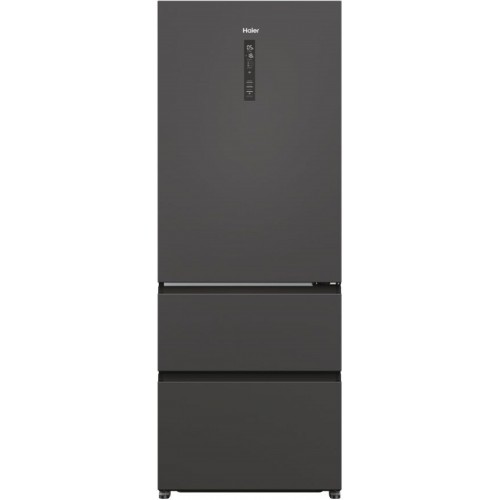 Холодильник Haier багатодверний, 190.5x70х64.8, холод.відд.-354л, мороз.відд.-174л, 3дв., А+, NF, інв., дисплей, зона нульова, чорний