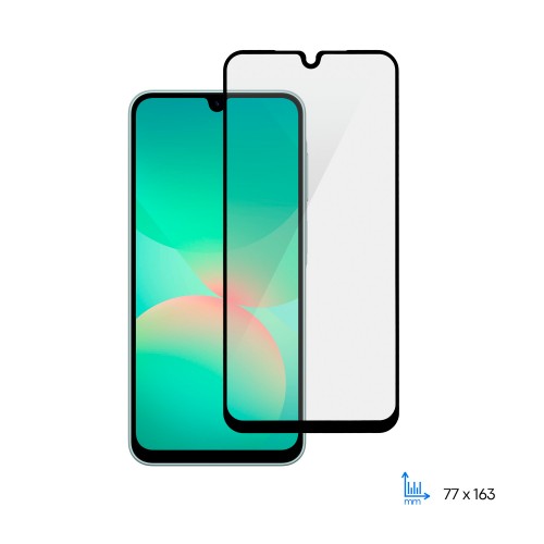 2E Захисне скло для Samsung Galaxy A26 5G (A266) , 2.5D FCFG, (1 Pack), чорна рамка 2E Захисне скло для Samsung Galaxy A26 5G (A266) , 2.5D FCFG, (1 Pack), чорна рамка