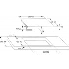Варильна поверхня Gorenje індукційна, 60см, SliderTouch, IQ, поєднання конфорок, чорний