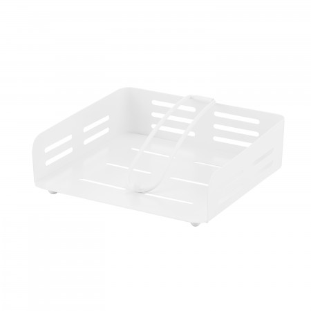 ARDESTO Серветниця Midori 18х18х6.5см, метал, біла