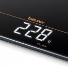 Beurer Ваги кухонні, 15кг, сенс. керування, АААx4 в комплекті, скло, чорний