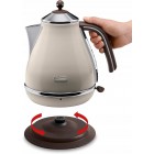 Delonghi Електрочайник Icona Vintage, 1.7л, нержавіюча сталь, бежевий