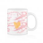 Чашка Ardesto Hello, 330мл, кераміка, біло-рожевий Чашка Ardesto Hello, 330мл, кераміка, біло-рожевий