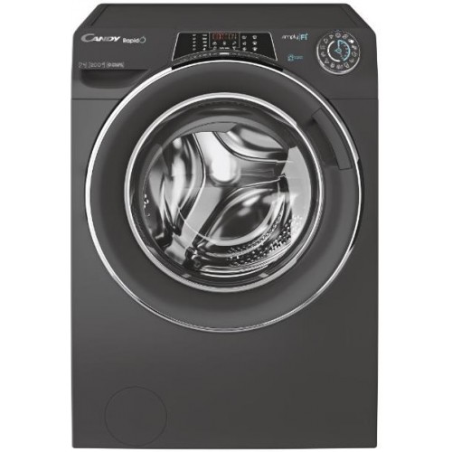 Candy Пральна машина фронтальна, 7кг, 1200, A+++, 45см, дисплей, пара, інвертор, cріблястий