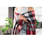 ARDESTO Плед Fleece, 130x160 см, 100% поліестер, клітинка червоно-чорна ARDESTO Плед Fleece, 130x160 см, 100% поліестер, клітинка червоно-чорна