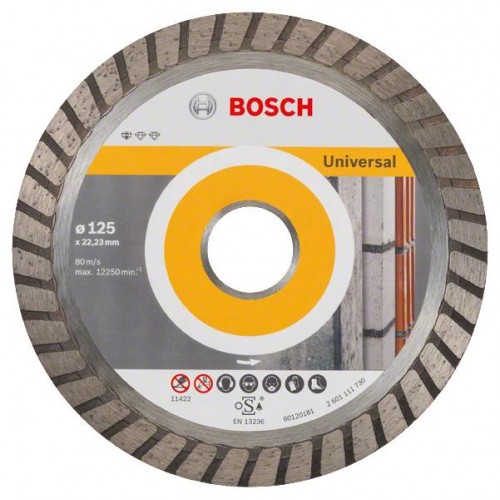 Bosch Алмазний диск Standard for Universal Turbo 125-22.23 Bosch Алмазний диск Standard for Universal Turbo 125-22.23