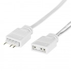 SilverStone Корпусний вентилятор Vista VS140W ARGB, 140мм, 1600rpm, 4pinPWM, 3pin +5VARGB, 30.8dBa, білий