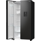 Gorenje Холодильник SBS, 179х67х92см, 2 двері, 353(191)л, А++, NF+, Інв., Зона св-ті, диспенсер, генератор льоду, Зовн. Диспл, чорний