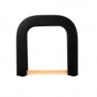 ARDESTO Серветниця Midori 12х4.5х12см, метал, бамбук, чорна ARDESTO Серветниця Midori 12х4.5х12см, метал, бамбук, чорна