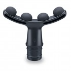 Масажер Beurer для тіла, літій- іонний акум., вага - 1,035кг, змінний чохол, чорний