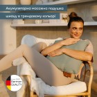 Beurer Масажна подушка для плечей, шиї, спини, ніг, літій- іонний акум., змінний чохол, сірий Beurer Масажна подушка для плечей, шиї, спини, ніг, літій- іонний акум., змінний чохол, сірий