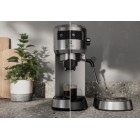 Electrolux Кавоварка рожкова, 1л, мелена, ручний капуч, LED-дисплей, підігрів чашок, нерж