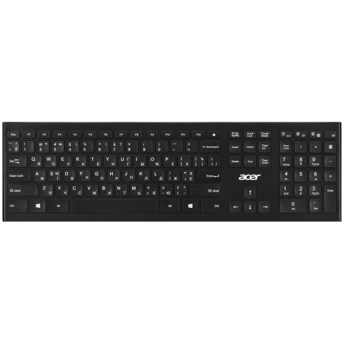 Acer Клавіатура OKR010, 109key, WL, EN/UKR/RU, чорний Acer Клавіатура OKR010, 109key, WL, EN/UKR/RU, чорний