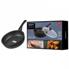 ARDESTO Сковорода глибока з кришкою Gemini Livorno, 28см, алюміній, чорний ARDESTO Сковорода глибока з кришкою Gemini Livorno, 28см, алюміній, чорний