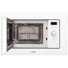Мікрохвильова піч Hansa вбудовувана, 20л, електр.управл., 800Вт, гриль, дисплей, відкр.кнопкою, білий