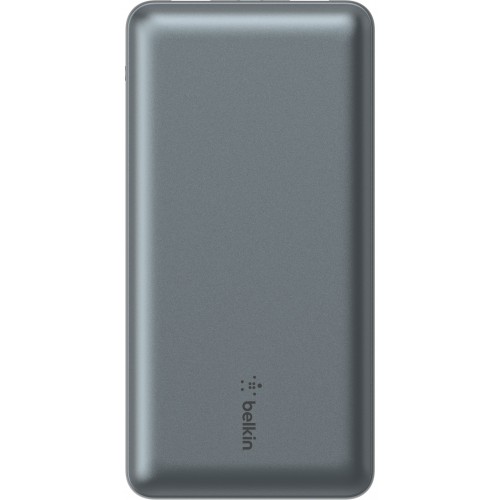 Belkin Акумулятор портативний літій-іонний Power Bank 10000мА·год, 15Вт, 2хUSB-A/USB-C, cірий Belkin Акумулятор портативний літій-іонний Power Bank 10000мА·год, 15Вт, 2хUSB-A/USB-C, cірий