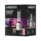 Блендер для смузі Ardesto SBG-F350, 350Вт,2в1, пляшка -600мл, пляшка -300 мл, кавомолка , чорно-сріблястий Блендер для смузі Ardesto SBG-F350, 350Вт,2в1, пляшка -600мл, пляшка -300 мл, кавомолка , чорно-сріблястий