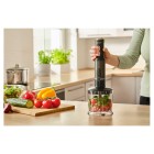 Sencor Блендер заглибний, 1200Вт, 6в1, чаша-800мл, вспінювач молока, чорний