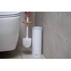 Набір щітка для унітазу з підставкою Ardesto Minimalism 9.5x27.5/38см, метал, поліпропілен, бамбук, білий Набір щітка для унітазу з підставкою Ardesto Minimalism 9.5x27.5/38см, метал, поліпропілен, бамбук, білий