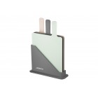 ARDESTO Набір дошок кухонних на підставці Fresh, 3шт, 24.1х33х7.9см, пластик