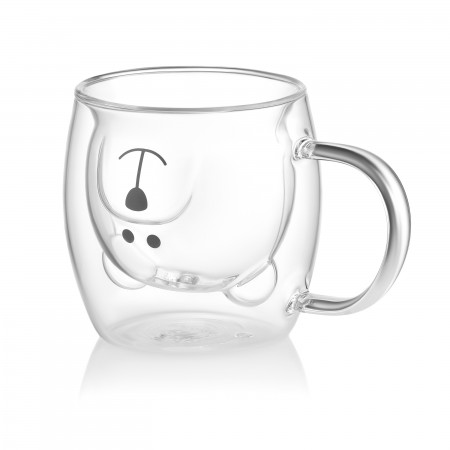 ARDESTO Набір чашок з ручками і подвійними стінками Animals,