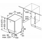 Siemens Вбудовувана посуд. машина SR65ZX16ME