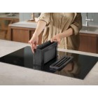 Electrolux Варильна повверхня індукційна, 80см, розширена зона, вбудована витяжка, Hob2Hood, чорний