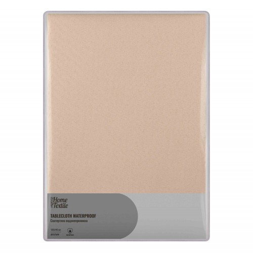 ARDESTO Скатертина Waterproof 120х140см, 100% поліестер, айворі ARDESTO Скатертина Waterproof 120х140см, 100% поліестер, айворі