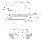 Gorenje Варильна поверхня індукційна, 60см, PowerBoost, TouchControl, збільшена площа приготування, чорний