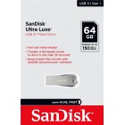 SanDisk Накопичувач 64GB USB 3.1 Type-A Ultra Luxe Срібний