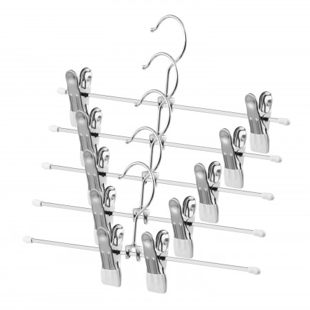 ARDESTO Набір вішаків з прищіпками для штанів 30см, 5шт, мет