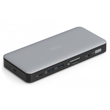 Док-станція DIGITUS USB-C > 2xHDMI/DP/2xUSB-A/USB-C/SD/Micro