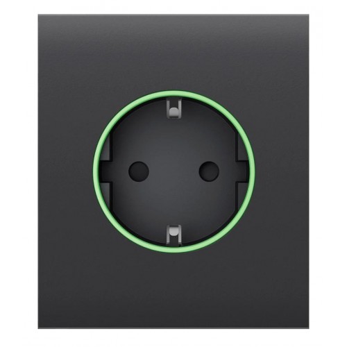 Ajax Центральна панель для вбудованої розетки CenterCover for Outlet smart, Jeweler, бездротова, graphite