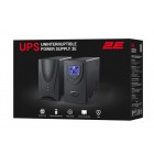 2E Джерело безперебійного живлення DD2000, 2000VA/1200W, LCD, USB, 2xSchuko