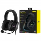 2E Gaming Гарнітура ігрова HG340, mini-jack/dual 3.5mm, RGB, 2м, чорний