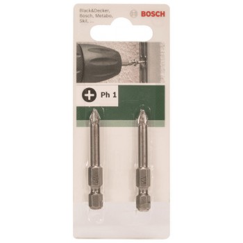 Bosch Біти PH 1 XH, 49мм, 2 Bosch Біти PH 1 XH, 49мм, 2