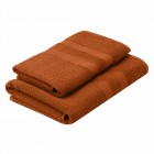 ARDESTO Набір рушників махрових Splendid 50х90см, 70х140см, 2шт, 100% бавовна, теракотовий