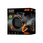 2E Теплова гармата електрична, 3кВт, 30м2, 280 м3/год, керамічний нагр.елемент (PTC), чорний