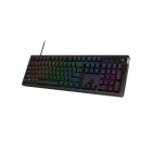 HyperX Клавіатура механічна Alloy Rise 106key, Red, USB-A, EN/UA, RGB, чорний HyperX Клавіатура механічна Alloy Rise 106key, Red, USB-A, EN/UA, RGB, чорний