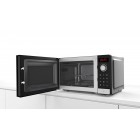 Bosch Мікрохвильова піч, 20л, електр. управл., 800Вт, гриль, дисплей, чорний