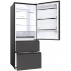 Холодильник Haier багатодверний, 190.5x70х64.8, холод.відд.-354л, мороз.відд.-174л, 3дв., А+, NF, інв., дисплей, зона нульова, чорний