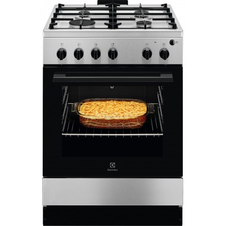 Electrolux Плита газова, 59л, 60x60см, чавун, нерж