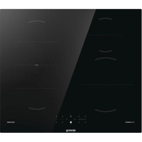 Gorenje Варильна поверхня індукційна, 60см, PowerBoost, TouchControl, поєднання конфорок, чорний