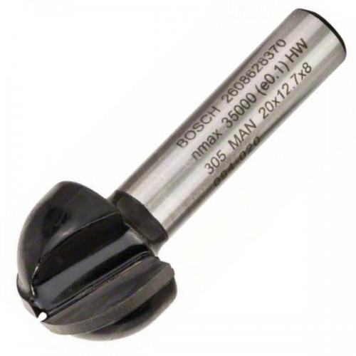 Фреза галтельна Bosch Professional Std S8 R10 D20 L12.4 Фреза галтельна Bosch Professional Std S8 R10 D20 L12.4