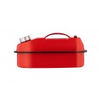 2E Каністра для палива JCM10H горизонтальна, 10 л, метал, 0.6 мм, червоний, 2.0 кг