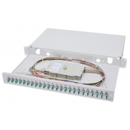 Digitus Оптична панель 19' 1U, 24xLC duplex, incl, Splice Ca
